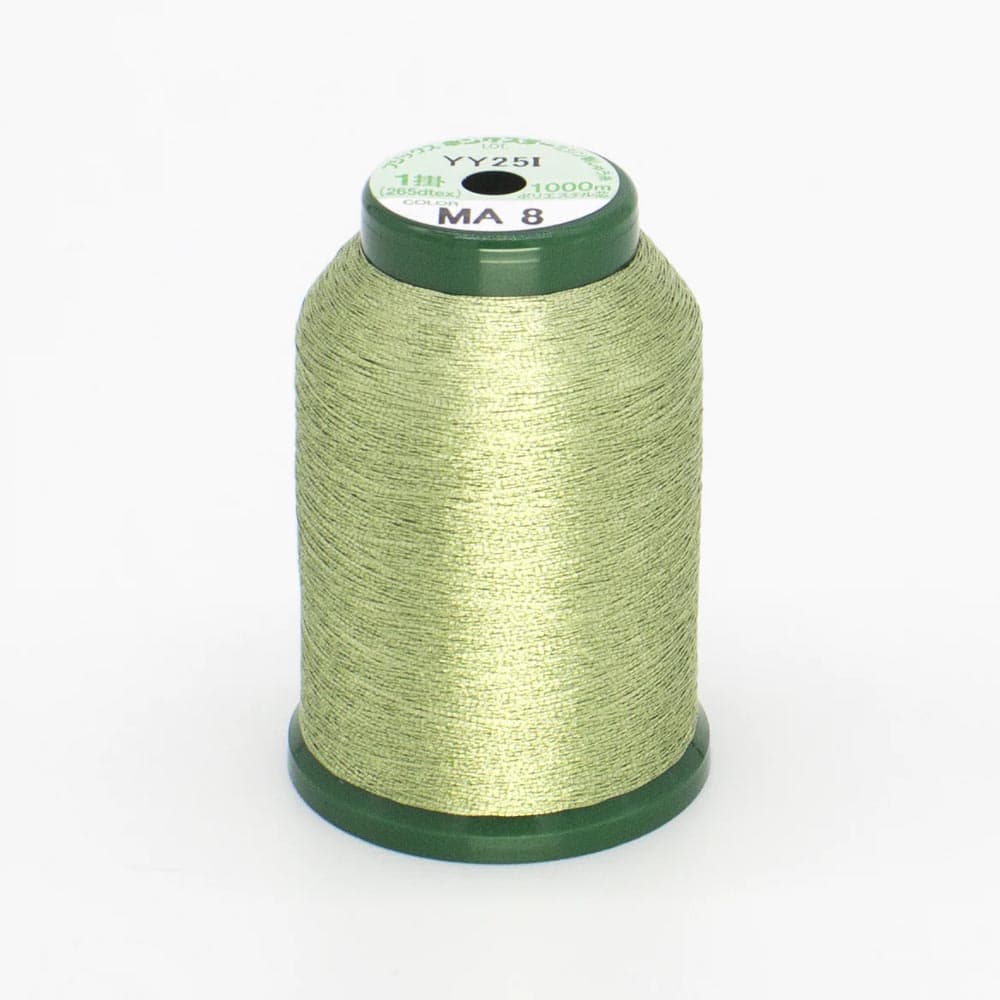 KingStar Thread Metallic Pale Green MA8 - 1000 meters