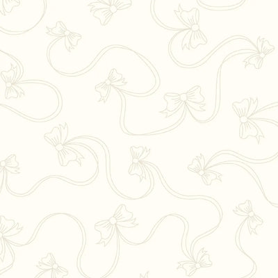 Star Spangled Beauty White Bows Fabric Yardage