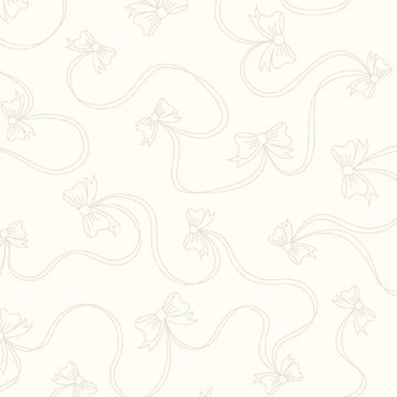 Star Spangled Beauty White Bows Fabric Yardage