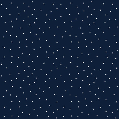 Kimberbell Basics - Tiny Dots Navy Fabric Yardage