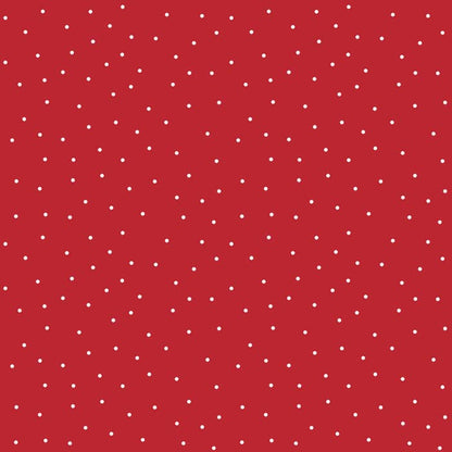 Kimberbell Basics - Tiny Dots Red/White Fabric Yardage