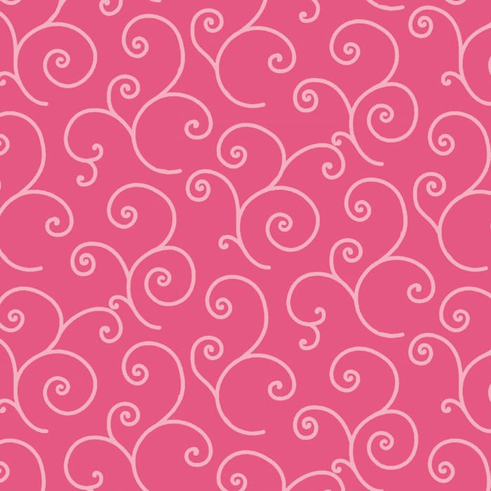 Kimberbell Basics - Scroll Pink Fabric Yardage