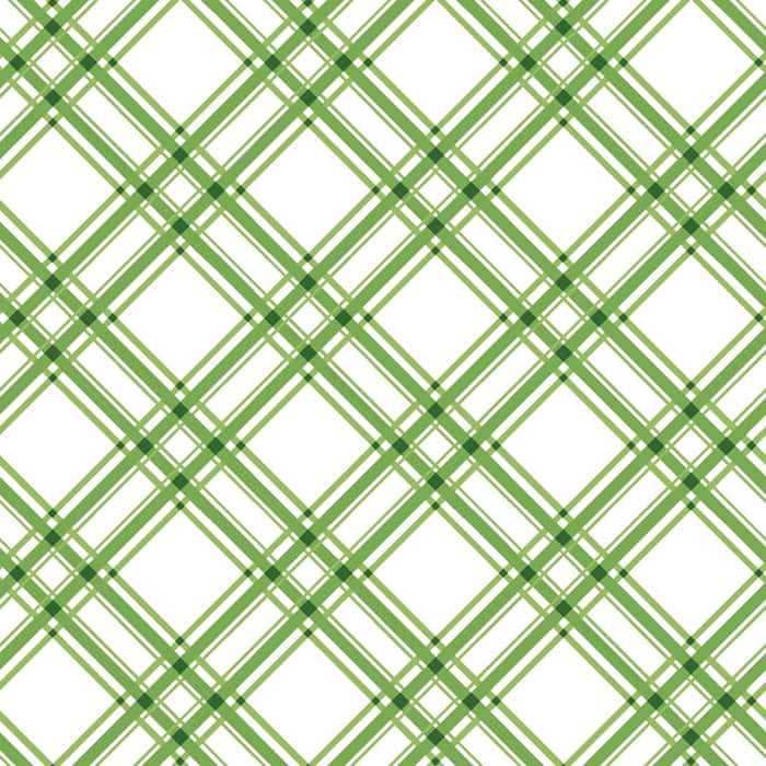 Kimberbell Basics - Diagonal Plaid Green Fabric Yardage