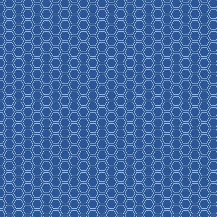 Kimberbell Basics Refreshed Honeycomb Blue Fabric Yardage