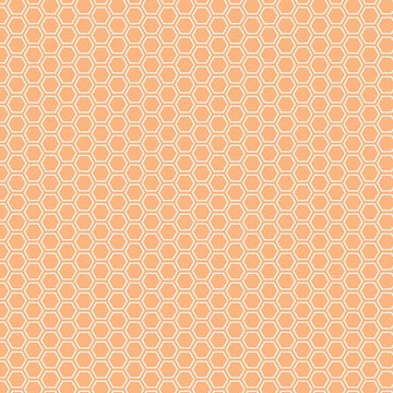 Kimberbell Basics Refreshed Honeycomb Orange Fabric Yardage