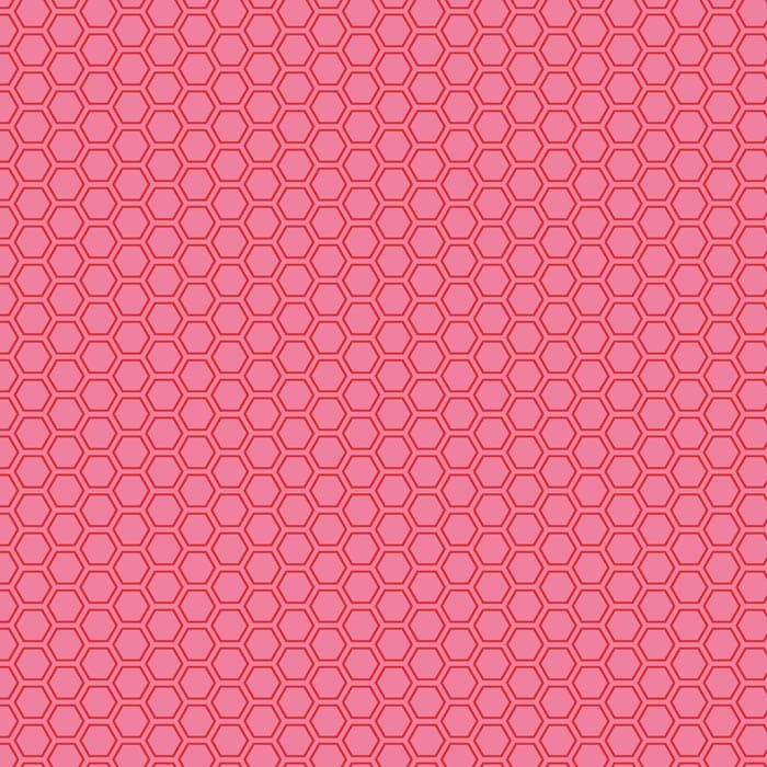 Kimberbell Basics Refreshed Honeycomb Pink Fabric Yardage