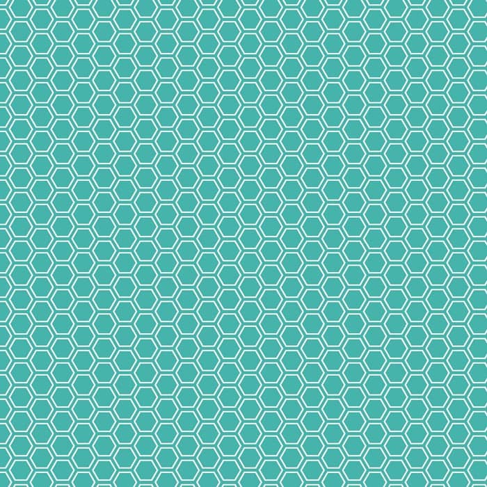 Kimberbell Basics Refreshed Honeycomb Teal Fabric Yardage