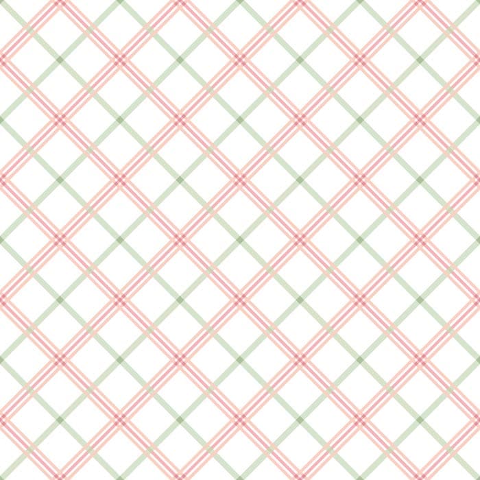 Kimberbell Basics Refreshed Plaid Pink Green Fabric Yardage