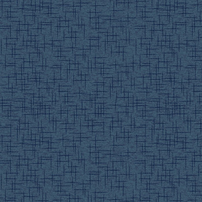 Kimberbell Basics - Linen Texture Navy Fabric Yardage