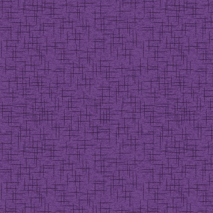 Kimberbell Basics - Linen Texture Purple Fabric Yardage