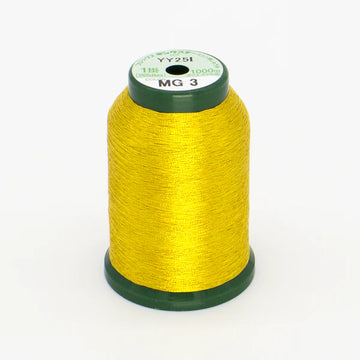 KingStar Thread Metallic Gold MG3 - 1000 meters - quilting thread for machine and hand quilting