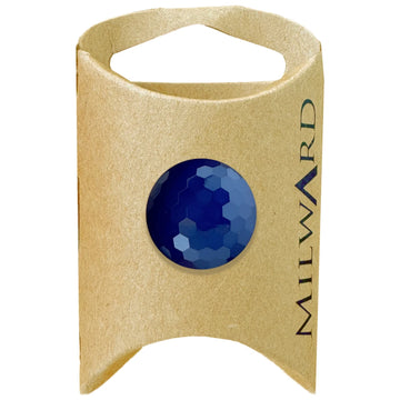 Milward Green Carded Royal Blue 18mm (28L) Nylon Shank Diamond Cut Button