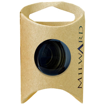Milward Green Carded Black 25mm (40L) Nylon Shank Radial Button