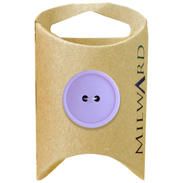 Milward Green Carded Orchid 23mm (36L) Nylon 2-Hole Basic Button