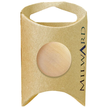 Milward Green Carded Tan 22mm (34L) Wooden Shank Button