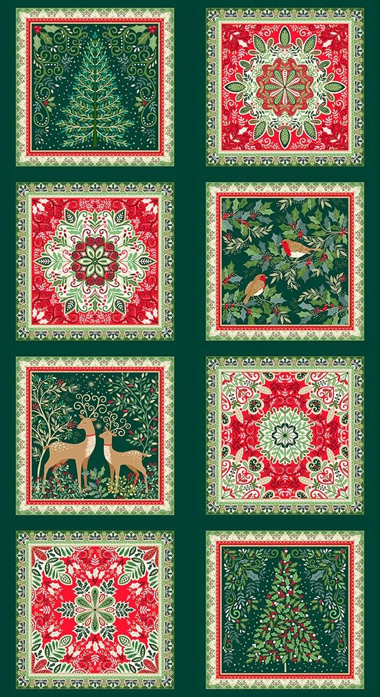 Enchanted Multi Panel Fabric Yardage