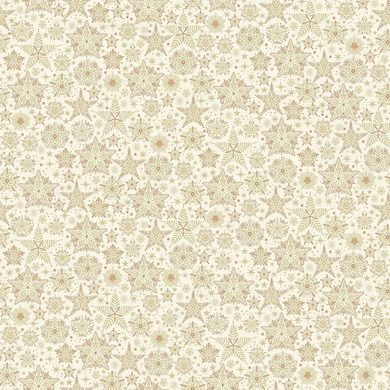Good Tidings Cream Frosty Fabric Yardage
