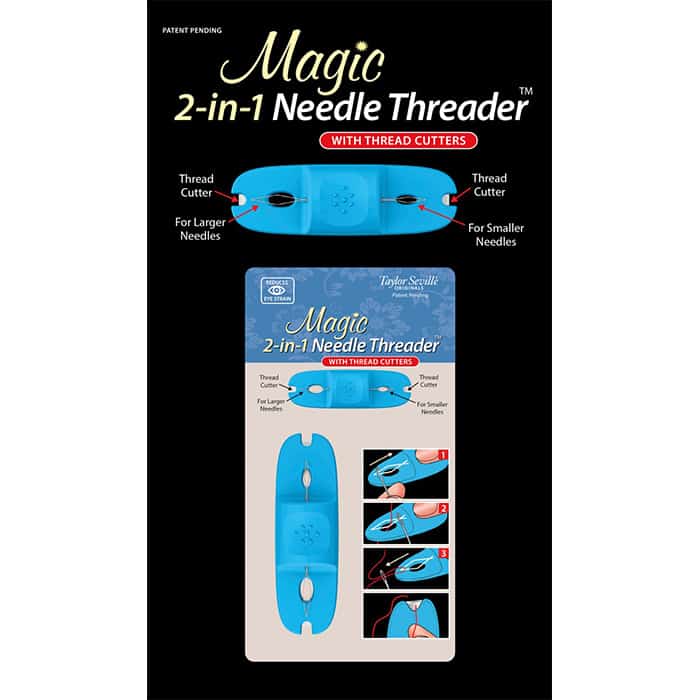 image of Magic 2 in 1 Needle Threader with Thread Cutter