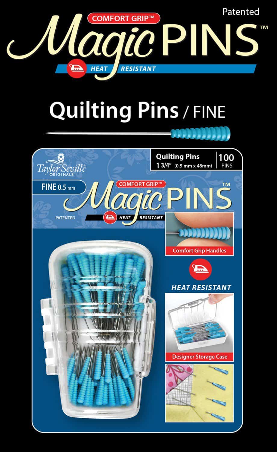 Magic Pins Quilting Pins - Fine