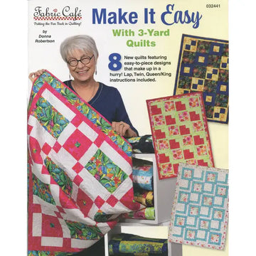 Make It Easy with 3-Yard Quilts - image 1 - quilting supply from Quilted Joy