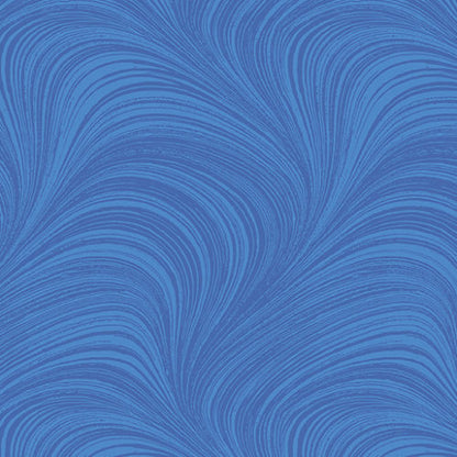 Wave Texture - Medium Blue by Benartex. 108 Wide Backing Fabric. 2966W52B. Available at Quilted Joy.com.