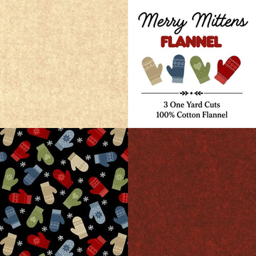 Merry Mittens Flannel 3 Yard Bundle