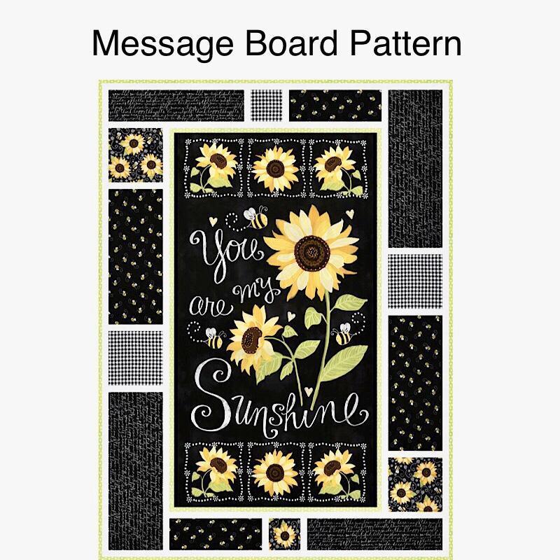 Message Board 2.0 Quilt Pattern finished quilt detail