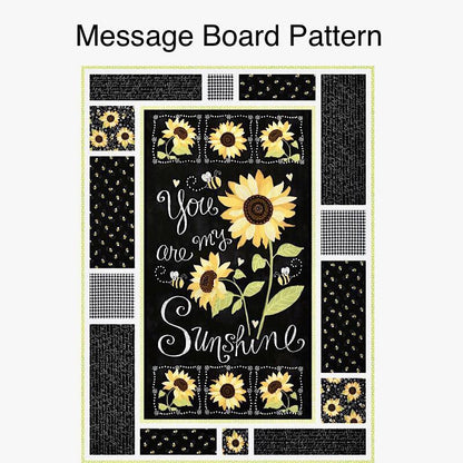 Message Board 2.0 Quilt Pattern finished quilt detail