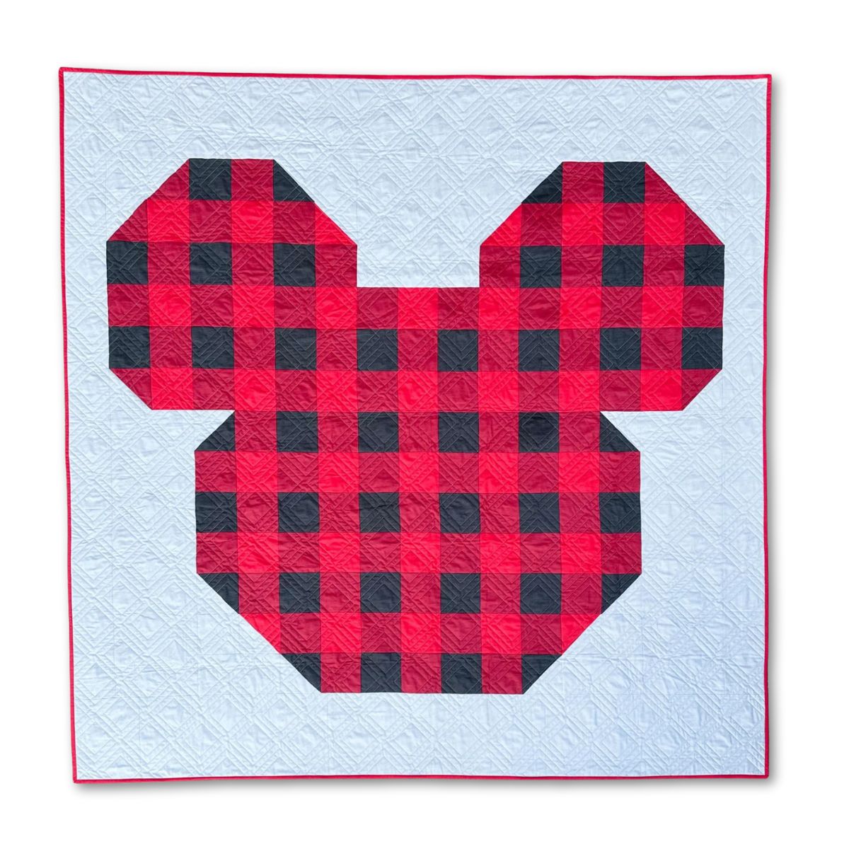 Mickey Buffalo Plaid Mouse Quilt Kit