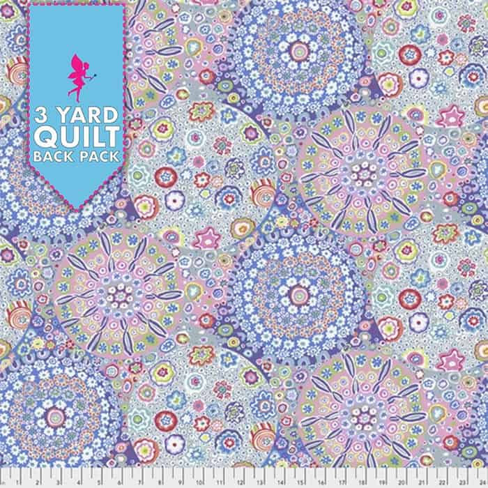 image of Millefiore – Pastel 108″ 3 Yard Quilt Fabric Back Pack