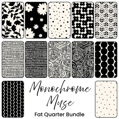 Monochrome Muse Fat Quarter Bundle
