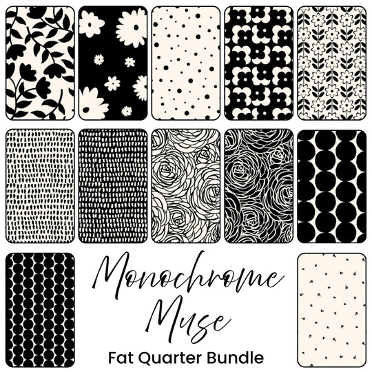 Monochrome Muse Fat Quarter Bundle