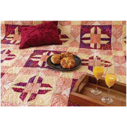 Love of Quilting Morning Mambo quilt kit fabric color detail