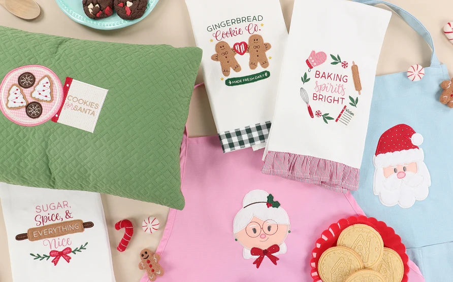 Kimberbell Mrs Claus Bakery bonus embroidery designs for holiday machine embroidery