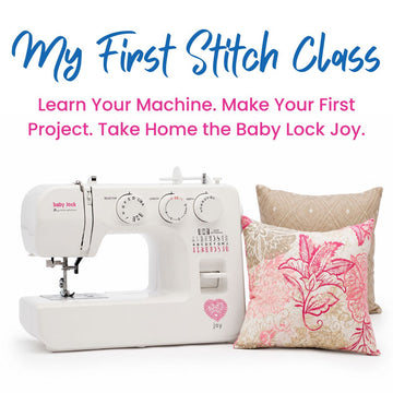 My First Stitch beginner quilting class kit and materials