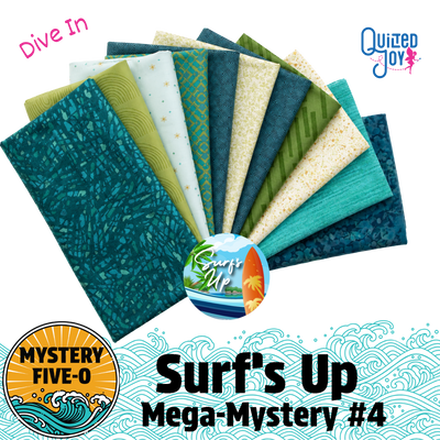 Mystery Five-0 Mega Mystery Surfs Up Dive In Fabric Bundle