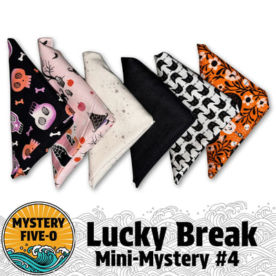 Mystery Five-O Halloween "Lucky Break" Fat Quarter Quilt Kit