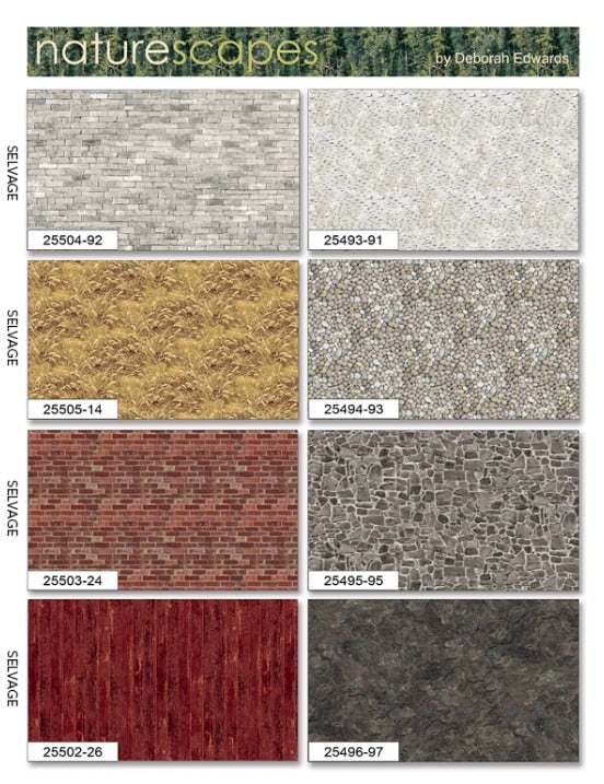 Naturescapes Fat Quarter Bundle of 16