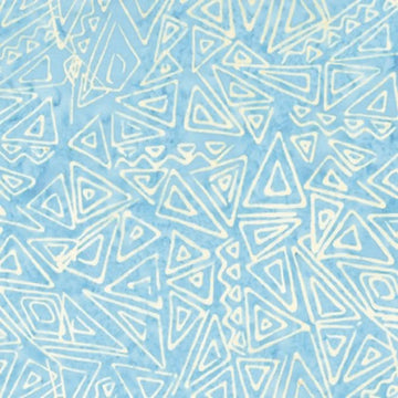 Triangles Powder Fabric Yardage - quilt fabric for sewing and quilting projects