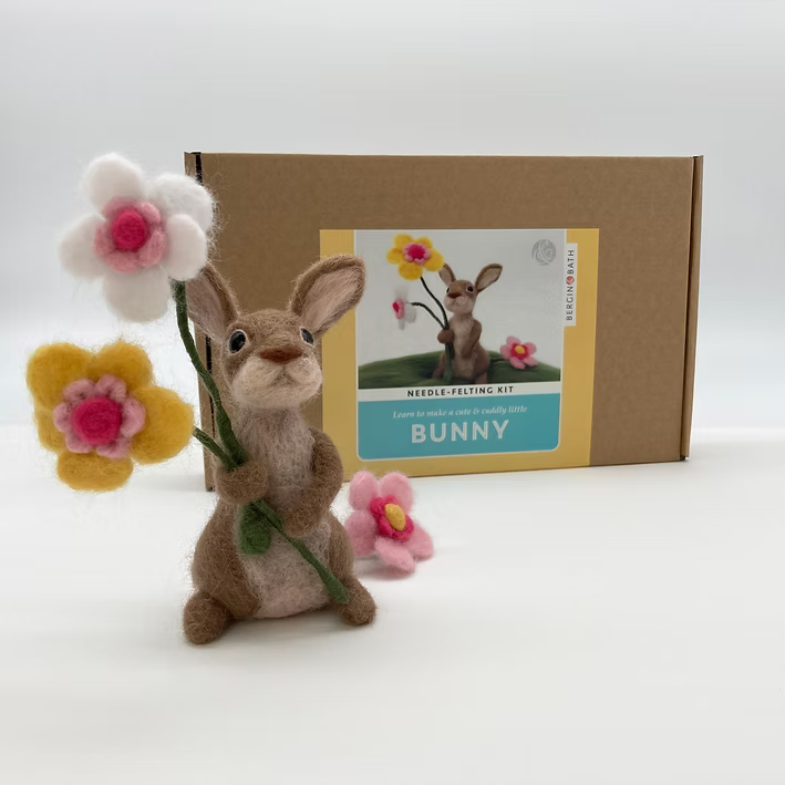 Easter Bunny Needle Felting Kit