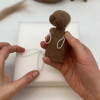 Easter Bunny Needle Felting Kit