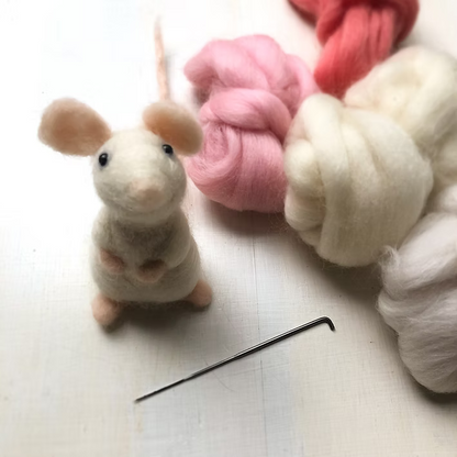 Mouse Needle Felting Kit 2ct