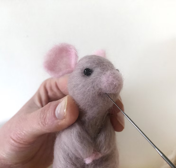 Mouse Needle Felting Kit 2ct