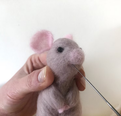 Mouse Needle Felting Kit 2ct