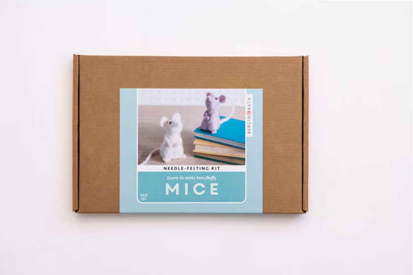 Mouse Needle Felting Kit 2ct