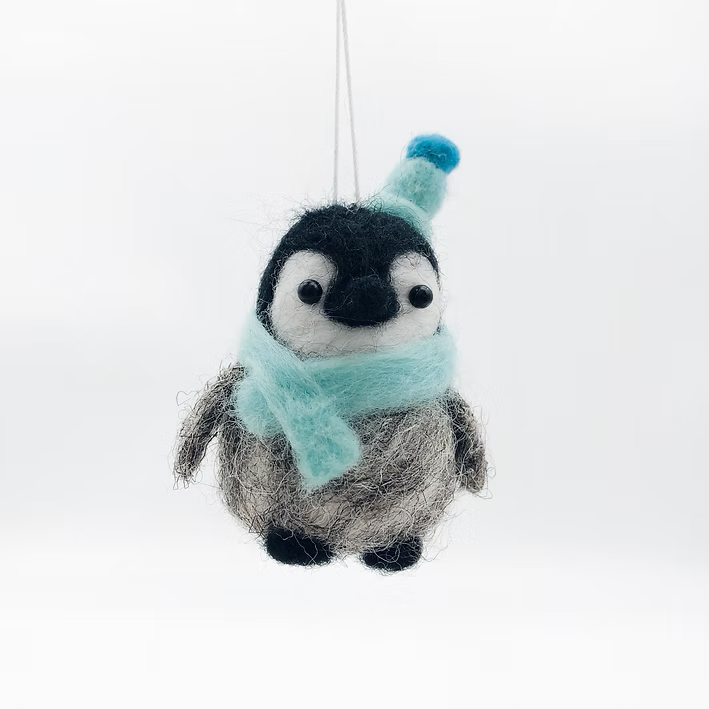 Baby Penguin Needle Felting Kit 3ct