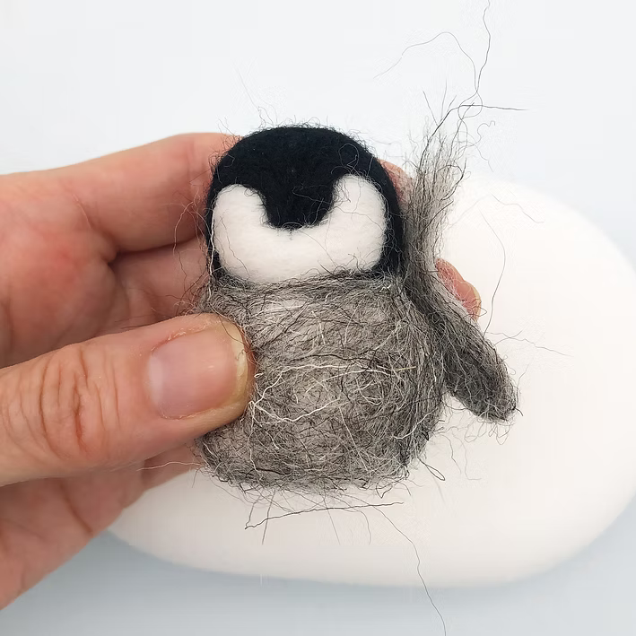 Baby Penguin Needle Felting Kit 3ct