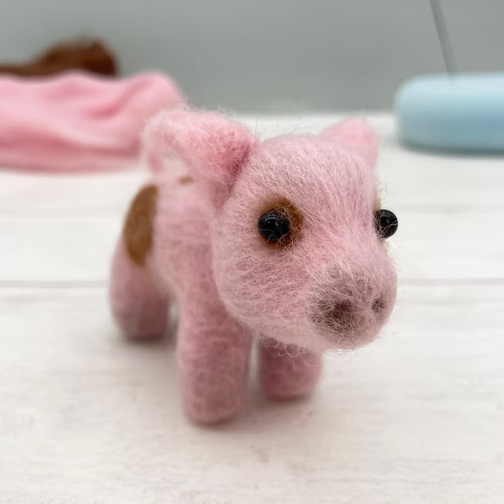 Piglet Needle Felting Kit