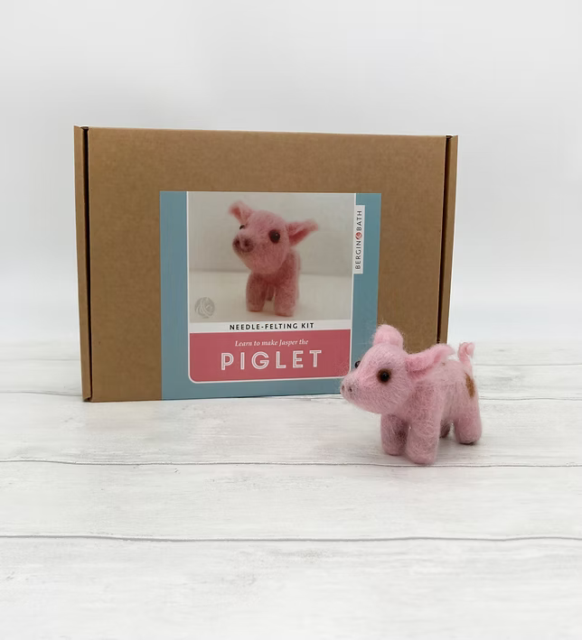 Piglet Needle Felting Kit