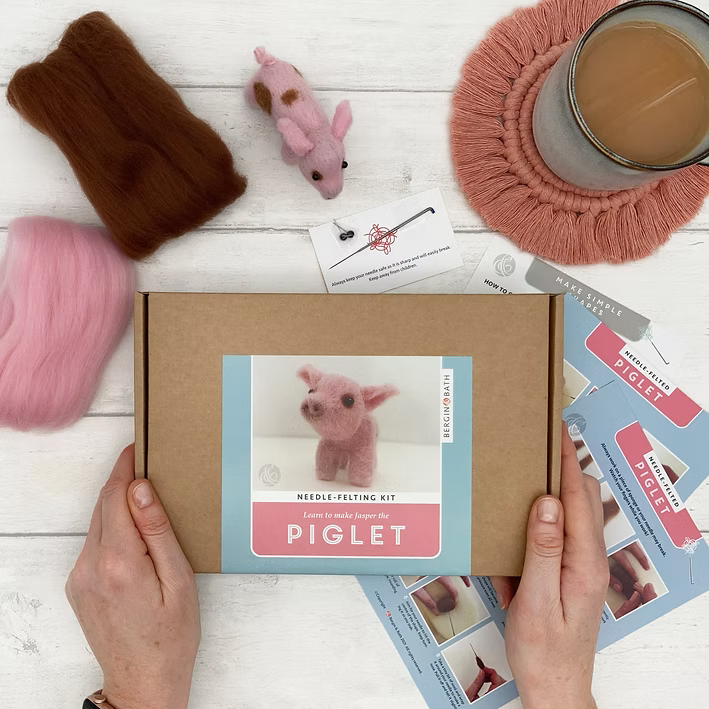 Piglet Needle Felting Kit